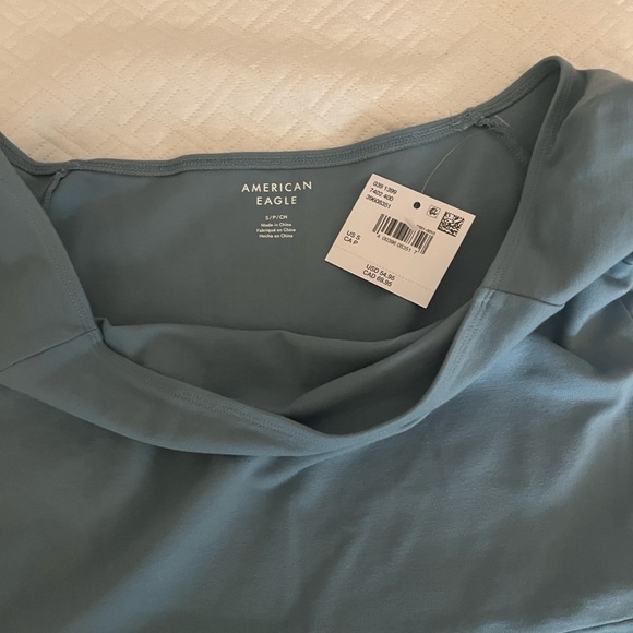 American Eagle Outfitters Blue Long Sleeve Dress - Picture 2 of 3